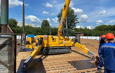 Монтаж мини-краном Арлифт